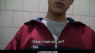 Straight Latino Boy Wakes Up Everywhere Gay Guy Offering Finances In Bathroom Stall POV